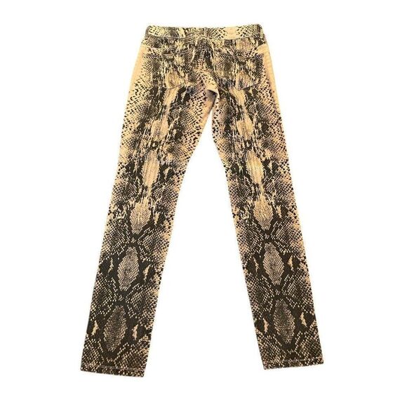 Victorias Secret VS Siren Size 10 Snake Print Jeggings Jeans Stretch - Picture 2 of 3